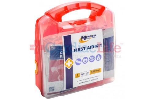 25 Person Plastic First Aid Kit Class A